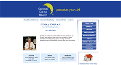 Desktop Screenshot of optimalsleephealth.com